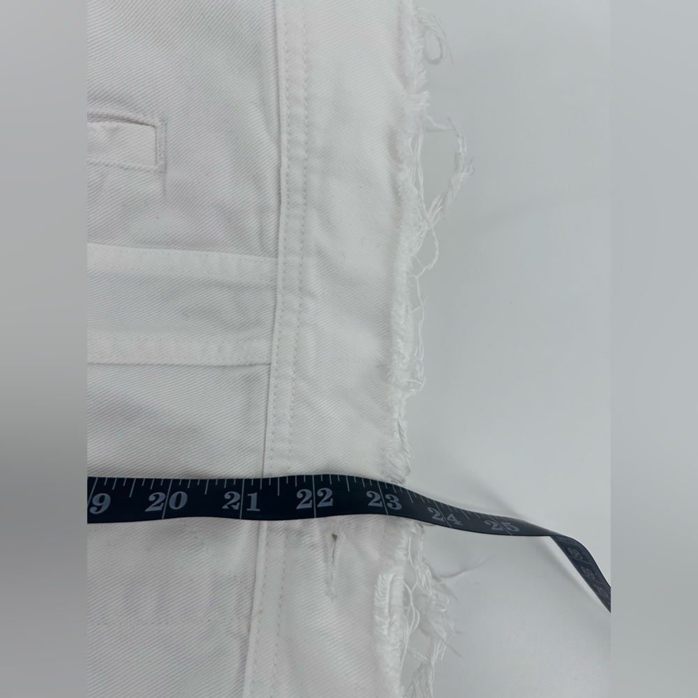 rag and bone White Destroyed denim jacket women Size Xs Oversized - Picture 13 of 13
